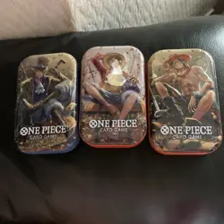 One Piece Tin Pack Set Vol 2 Set of 3 I TS-02 OP-13 I Factory Sealed ✅ - Image 1