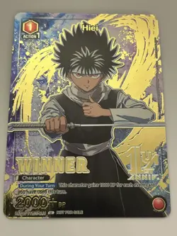 Union Arena Hiei Alternate Art Winner Promo Yu Yu Hakusho - Image 1