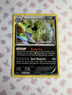 Tyranitar XY130 XY Prerelease Promo Holo Stage 2 Card - Image 1
