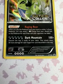 Tyranitar XY130 XY Prerelease Promo Holo Stage 2 Card - Image 4