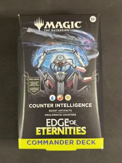 Magic The Gathering Counter Intelligence Edge Of Eternities Commander Deck - Image 1