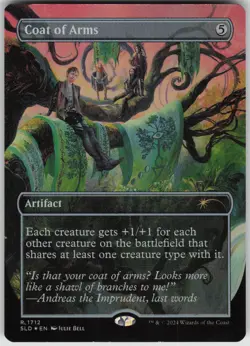 MTG Coat of Arms Rainbow Foil Foil NM Secret Lair Drop Series Magic 1712 - Image 1