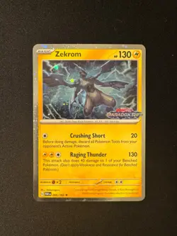 [Stamped] Zekrom 66/182 Paradox Rift Stamped Cosmo Foil Rare Promo - Pokemon TCG - Image 1