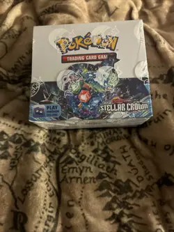Pokemon TCG Stellar Crown Booster Box Factory Sealed - Image 1