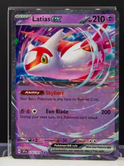 2024 Pokemon SV Surging Sparks SSP EN Latias Ex #076/191 - Image 1
