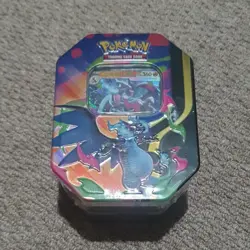 Mega Charizard Ex Tin - Mega Charizard X EX - Pokemon TCG Sealed - Image 1