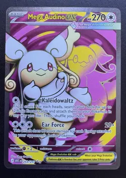 Mega Audino ex 253/217 Ultra Rare Ascended Heroes Pokemon TCG NM - Image 1