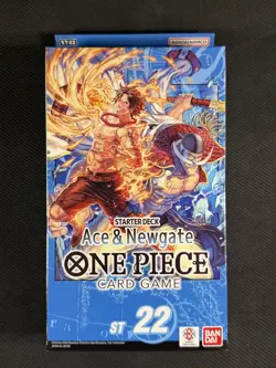 One Piece TCG Starter Deck Ace & Newgate Sealed English Ultra Rare ST 22 - Image 1