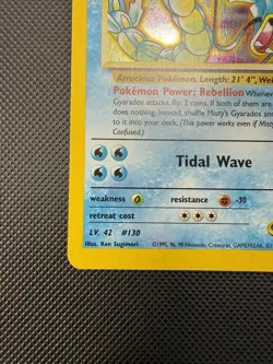 Misty’s Gyarados 13/132 Gym Challenge Holo Pokemon Card NM - Image 4