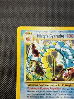 Misty’s Gyarados 13/132 Gym Challenge Holo Pokemon Card NM - Image 5