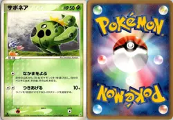 CACNEA 010/075 EX MIRACLE CRYSTAL JAPANESE POKEMON CARD TCG LP 2006 NON HOLO - Image 1