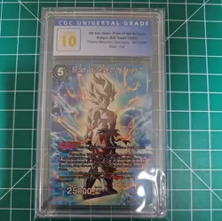 Dragon Ball Card SS Son Goku, Pride of the Saiyans History of Son Goku CGC 10 - Image 1