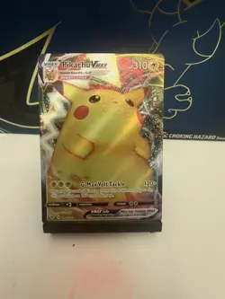 Pokemon Pikachu VMAX Full Art Ultra Rare Holo 044/185 Vivid Voltage Card - Image 1