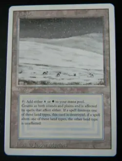 TUNDRA : MTG : REVISED : DUAL LAND :VERY FINE/NEAR MINT : 1994 : SEE PHOTO'S - Image 1