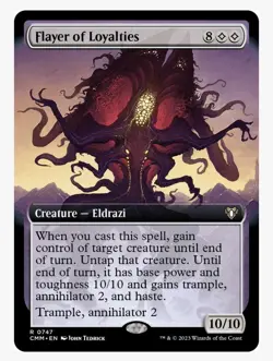 Flayer of Loyalties (Extended Art) Commander Masters Regular - Image 1