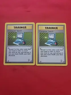 Pokemon: Computer Search #101/130 Base Set 2 Rare 2000 WOTC Vintage - LP - T52 - Image 1