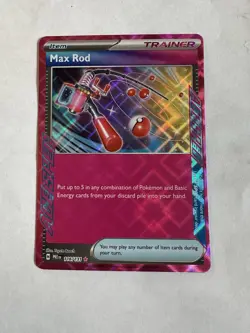 Max Rod 116/131 Pokemon TCG S&V Prismatic Evolutions Ace Spec Rare NM - Image 1