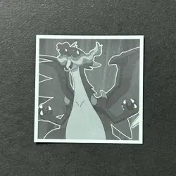 S5003 Charizard HOLO No.11 Japanese Pokemon Wafer Holo Sticker F10 - Image 2