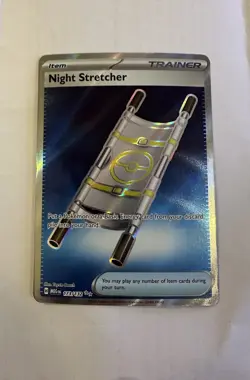 Night Stretcher Ultra Rare 173/132 Me01: Mega Evolution Holo POKEMON NEAR MINT - Image 1