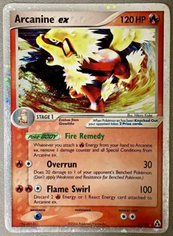 Pokemon Arcanine ex 83/92 EX Legend Maker EXC Condition Nintendo 2006 - Image 1