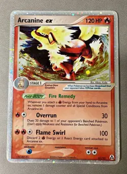 Pokemon Arcanine ex 83/92 EX Legend Maker EXC Condition Nintendo 2006 - Image 3