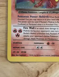 Rocket’s Moltres Holo Rare 12/132 - 2000 Pokemon Gym Heroes 🔥🔥#M333 - Image 3