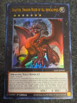 Disaster, Dragon Ruler of All Apocalypses ALIN-EN049 Alliance Insight VLP Ultra - Image 1