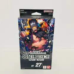 NEW SEALED One Piece TCG: Black - Marshall D. Teach Starter Deck [ST-27] - Image 1
