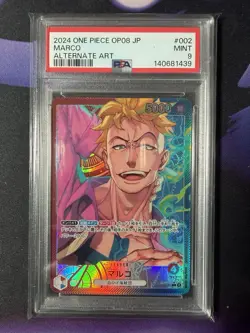 Marco OP08-002 One Piece Japanese Two Legends PSA 9 - Image 1