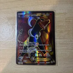 Pokemon TCG Houndoom EX 153/162 Breakthrough Full Art Card HP - Image 1