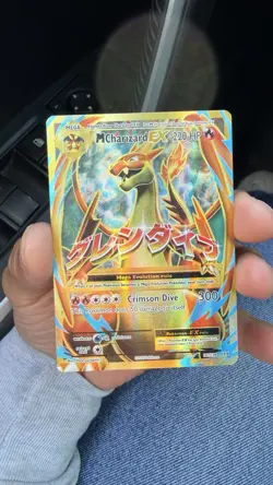 Pokemon M Charizard EX 13/108 Evolutions Ultra Rare Mega Holo Card English - Image 1