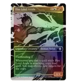 FOIL FIRE LORD AZULA (BORDERLESS) (313) Avatar: The Last Airbender TLA Magic MTG - Image 1