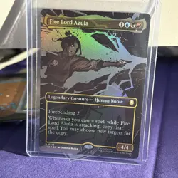 FOIL FIRE LORD AZULA (BORDERLESS) (313) Avatar: The Last Airbender TLA Magic MTG - Image 2