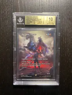 Barnabas Tharmr - Kraum, Ludevic's Opus Showcase Final Fantasy MTG NM BGS 10 - Image 1