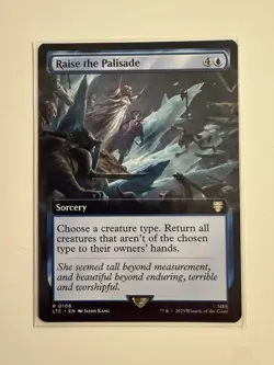 Raise the Palisade (Extended Art) Commander: the Lord of the Rings - Image 1
