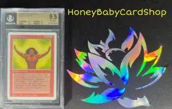 MTG 3rd Edition Revised 1994 Mijae Djinn BGS 9.5Q (TRUE QUAD) GEM MINT OldSchool - Image 4