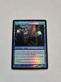 Mindbreak Trap Zendikar Foil Lightly Played MTG French Foil - Image 1