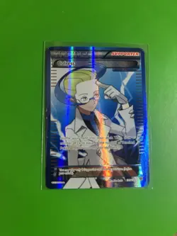 Pokemon TCG Colress Full Art Ultra Rare Trainer 135/135 Plasma Storm Holo - Image 3