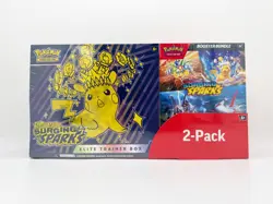 LOT OF 2x Costco Pokemon Scarlet Violet Surging Sparks ETB Booster Bundle 2 Pack - Image 3