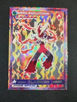 Pokemon Mega Blaziken Mega Evolutions Set Galaxy Holo Peru US Seller - Image 1