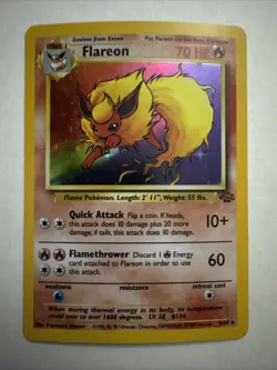 Pokemon TCG: Jungle Base - Flareon Holo #3/64 - Image 1