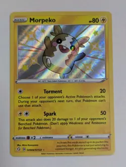 Morpeko SV044/SV122 Shining Fates: Shiny Vault Holo Pokemon TCG NM - Image 1