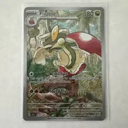 Pokemon TCG Flapple Illustration Rare Card 210/191 SV08 Surging Sparks Holo - Image 1