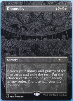 Doomsday (Secret Lair ETCHED Promo) FOIL NM MTG MAGIC CARD (507853) ABUGames - Image 1
