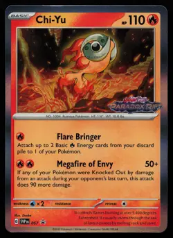 Chi-Yu - SVP 057 - Paradox Rift - SV Black Star Promo - Pokemon Card - Image 1