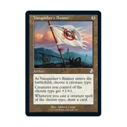 WOTC MtG Time Spiral: Remastered Vanquisher's Banner (S) (Foil) NM - Image 1