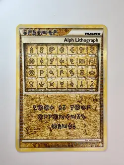 Pokemon Alph Lithograph #ONE HeartGold & Silver - Image 1