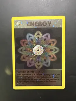 [NM] Rainbow Energy Holo Pokemon League Promo Card 2002 - Image 1
