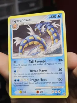 2008 Pokemon TCG Stormfront Gyarados Lv52 Holo Rare 19/100 Moderately Played - Image 1