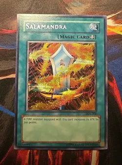 Yu-Gi-Oh! Salamandra (Dark Duel Stories) DDS-006 Vintage Video Game Promo - Image 1